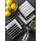 DII® Black & White Windowpane Terry Dishcloths, 6ct.
